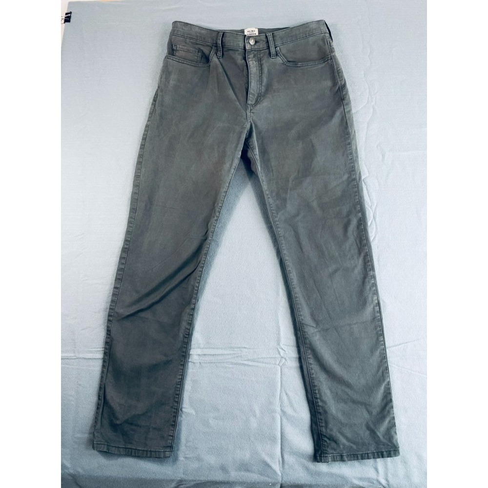 Flint and Tinder Chino Pants Sz 33x32 (actual 33x31) Stone Washed Grey Straight